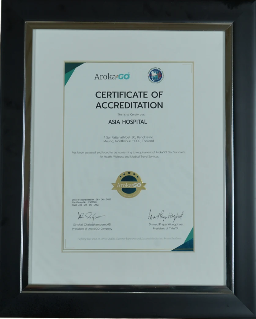 การรับรองมาตรฐาน ArokaGO Star Standards — ArokaGO ร่วมกับสมาคมการท่องเที่ยวเชิงการแพทย์และสุขภาพไทย (TMWTA)